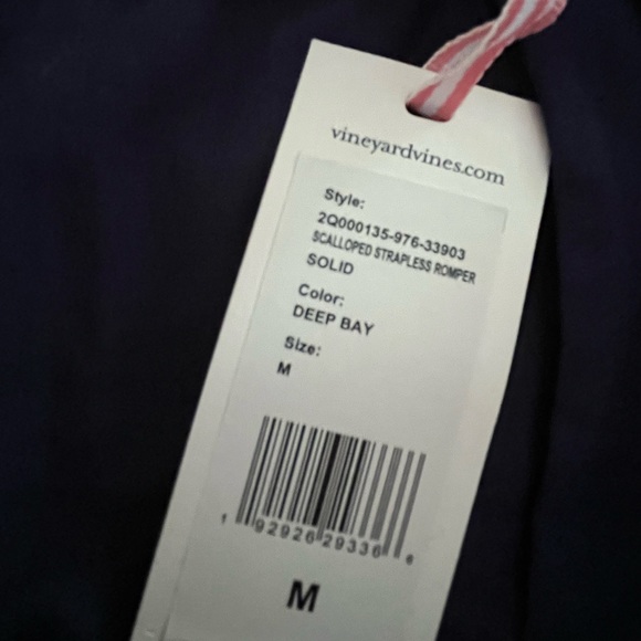 VINEYARD VINES | Medium | Scalloped Romper | NWT - Picture 13 of 16